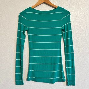 BCBG Mazazria Green Sweater Size XS